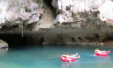 Belize Cave Tubing