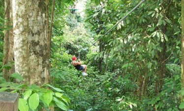 Zip-Lining at Calico Jacks